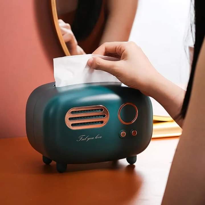 Radio Design Tissue Box