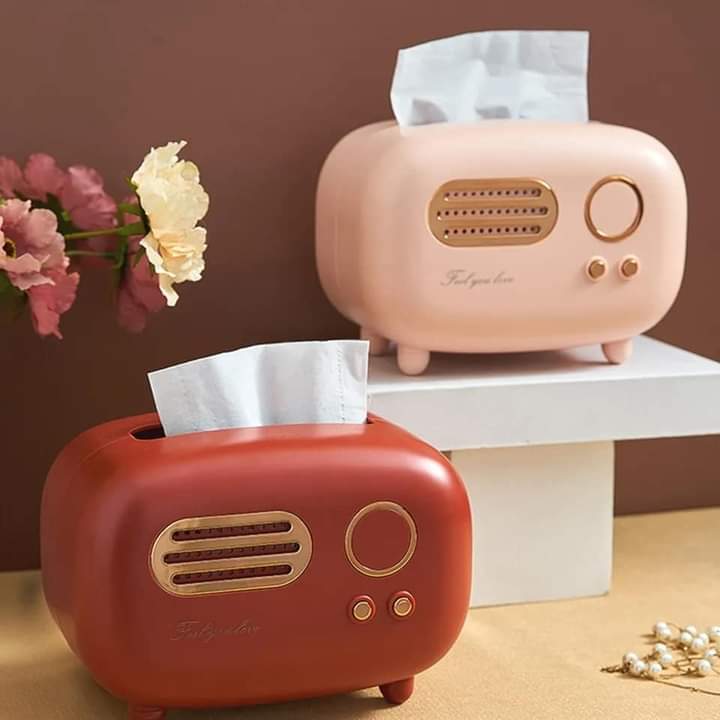 Radio Design Tissue Box