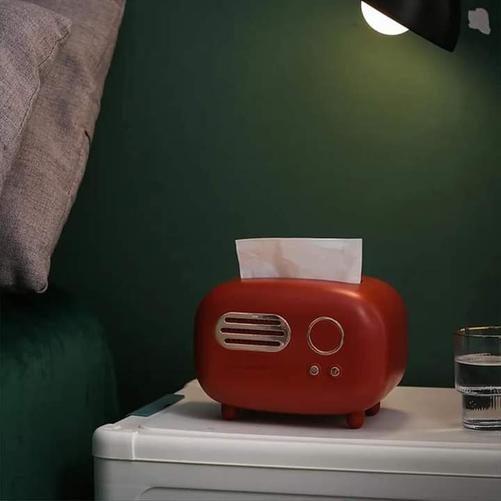 Radio Design Tissue Box