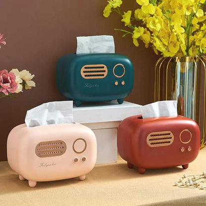 Radio Design Tissue Box