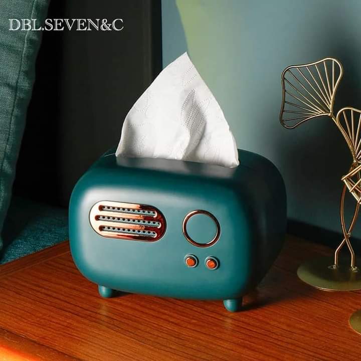 Radio Design Tissue Box