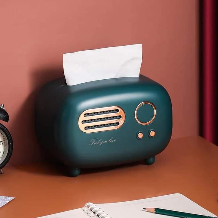 Radio Design Tissue Box