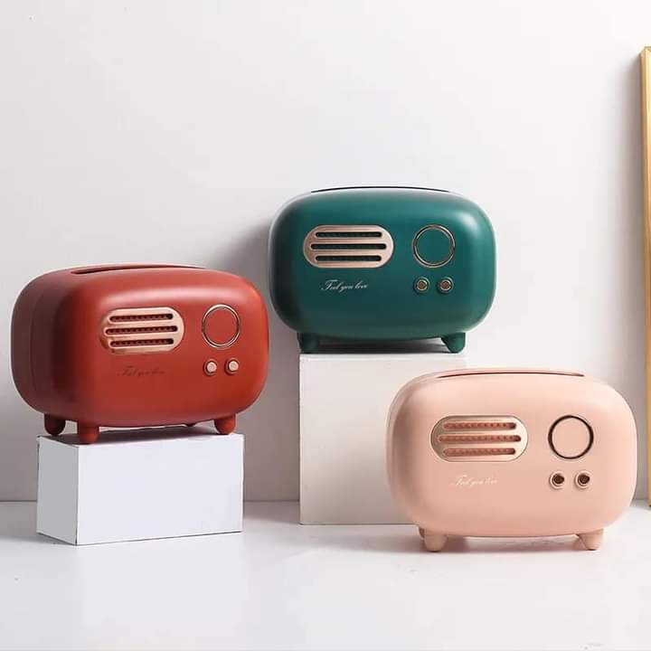 Radio Design Tissue Box