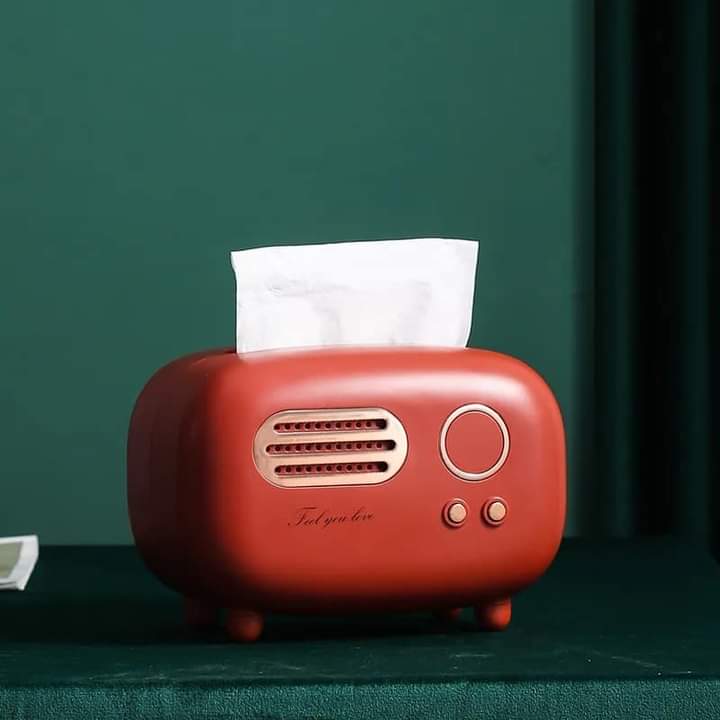 Radio Design Tissue Box